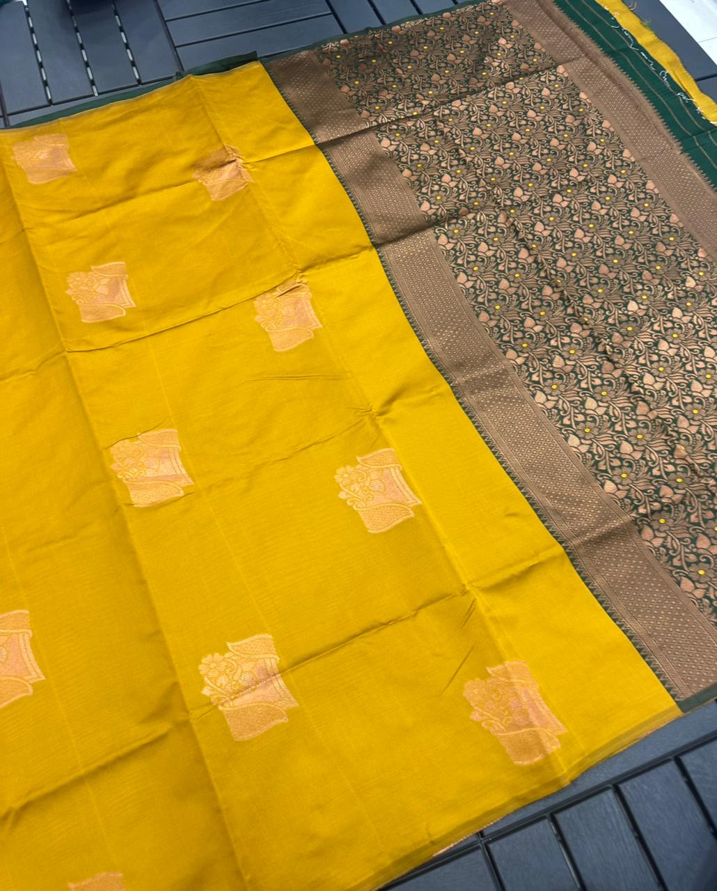 AAB Flower Lichi Silk Non Catalog Sarees